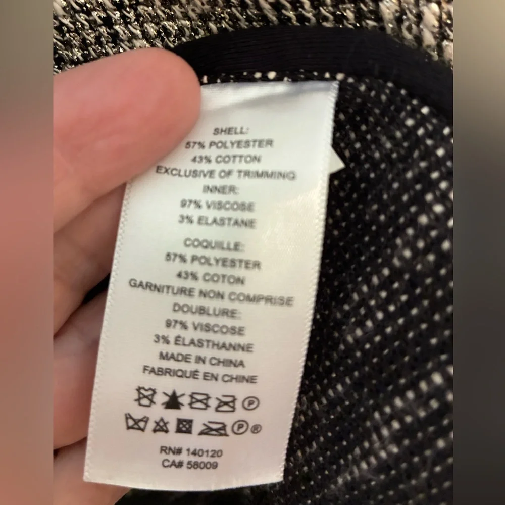 Stella & Dot Metallic Moto Jacket Size Small